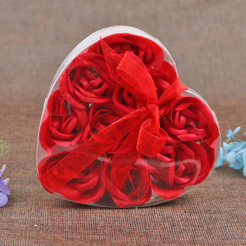 9 roses soap flower
