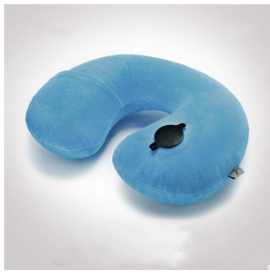 Inflatable U Shaped Pillow Travel Inflatable Pillow Car Neck Pillow Lunch Break Pillow Neck Pillow Portable