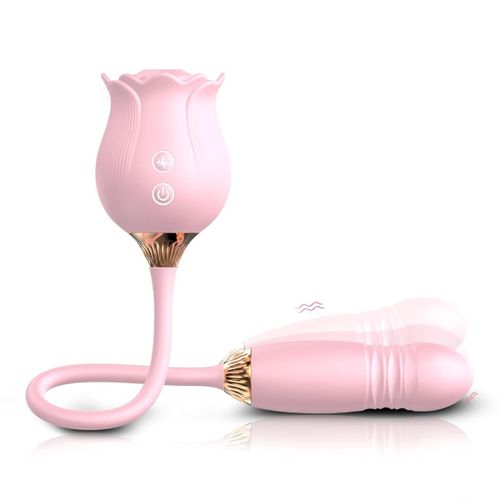 Strapless Strap On Vibrator Dildo for Lesbian- Triple Headed Strapon Dildos