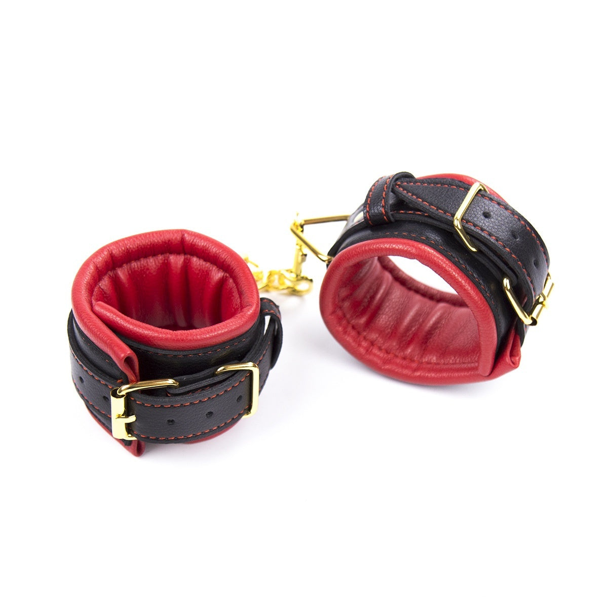 PU Handcuffs Footcuff Leather Bondage Restraint Hand Ankle Ring