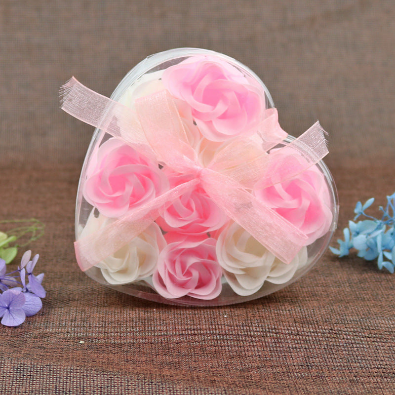 9 roses soap flower