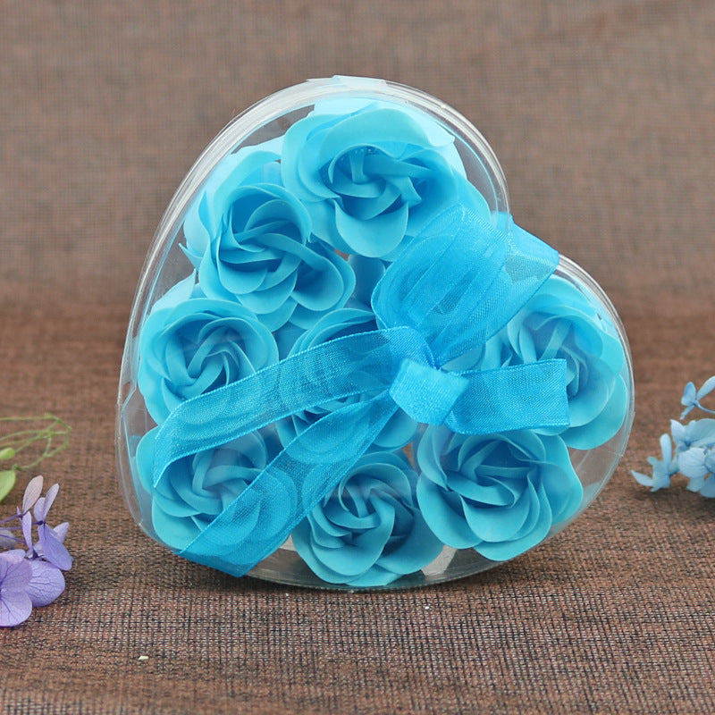 9 roses soap flower