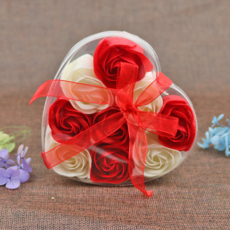 9 roses soap flower
