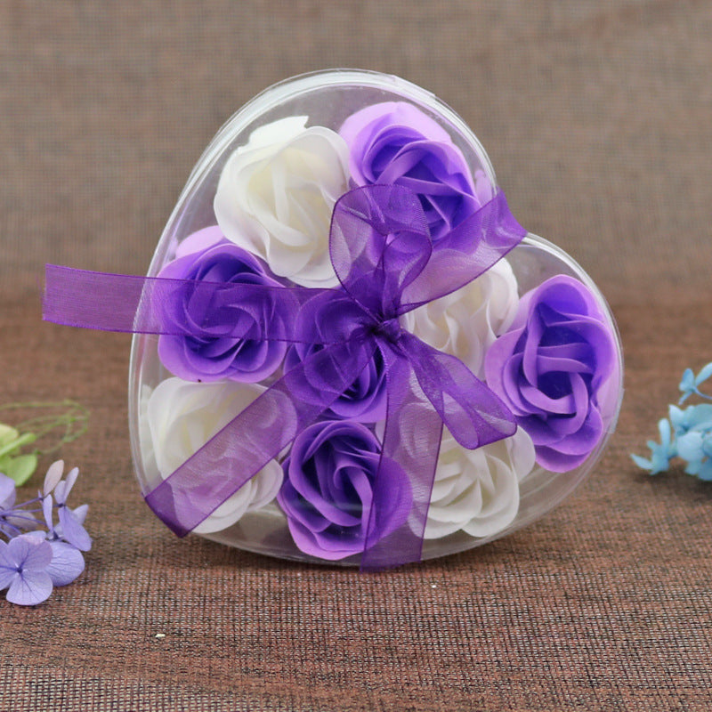 9 roses soap flower