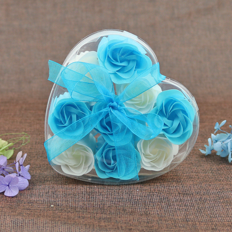 9 roses soap flower