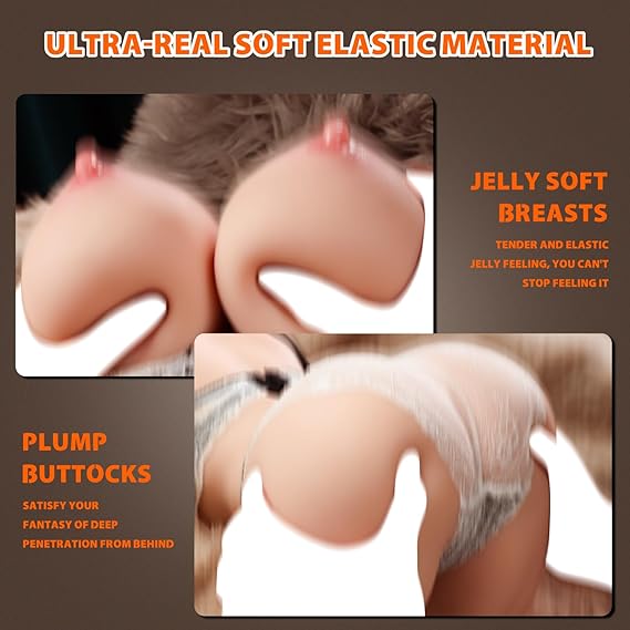 Sexpower 24LB Lifelike Sex Doll Realistic Female Torso with Huge Breasts Fat Butt