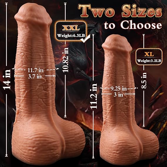 Extra-Large Vibrating Dildo