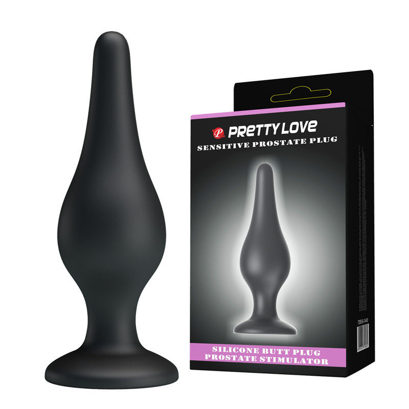 Back Court Silicone Butt Plug Massager