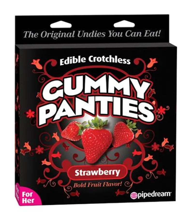 Gummy Undies - for Him & Her - Strawberry-Adult Bachelorette Birthday Candy Shop Horny Fruity Gummy Men