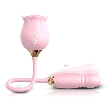 Strapless Strap On Vibrator Dildo for Lesbian- Triple Headed Strapon Dildos