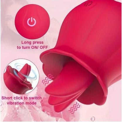 Luxury USB Rechargeable Rose Licker