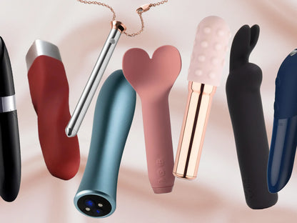 plusOne Bullet Vibrator for Women, Mini Vibrator Made of Body-Safe Silicone, Fully Waterproof, USB Rechargeable