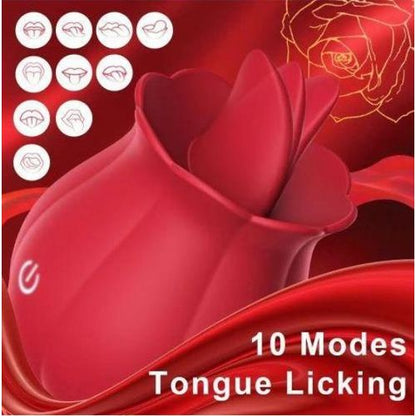 Luxury USB Rechargeable Rose Licker