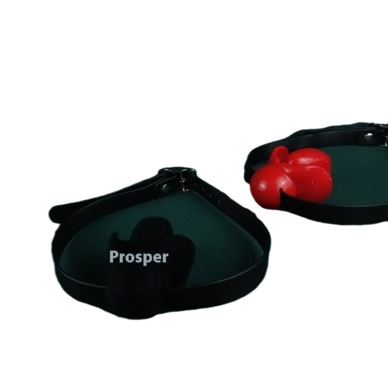 Couple's Sexy Forced Opening Tongue Depressor Tooth Socket Ball Gag Ball