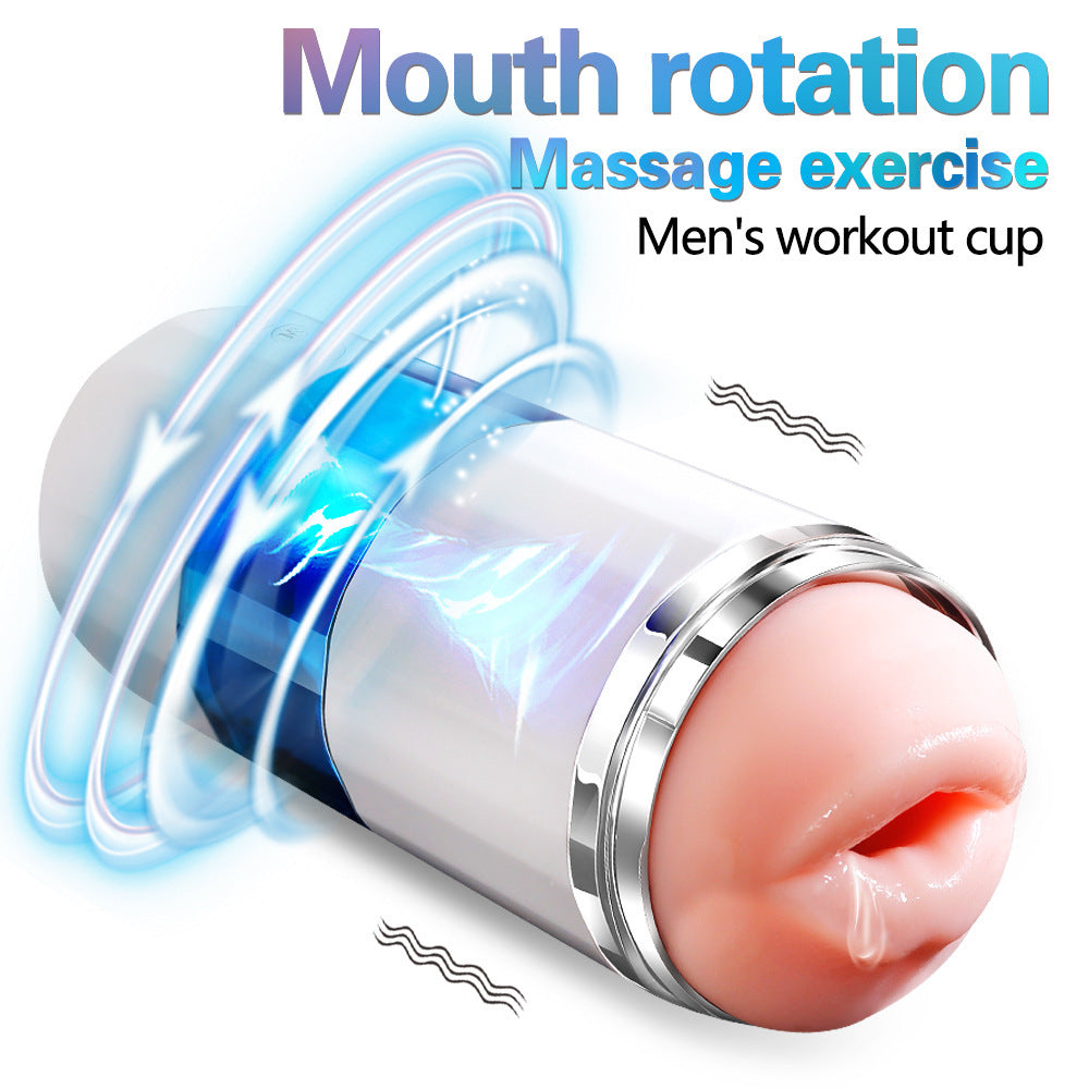 Automatic Rotating Vibration Exercise Stroking Cup For Men