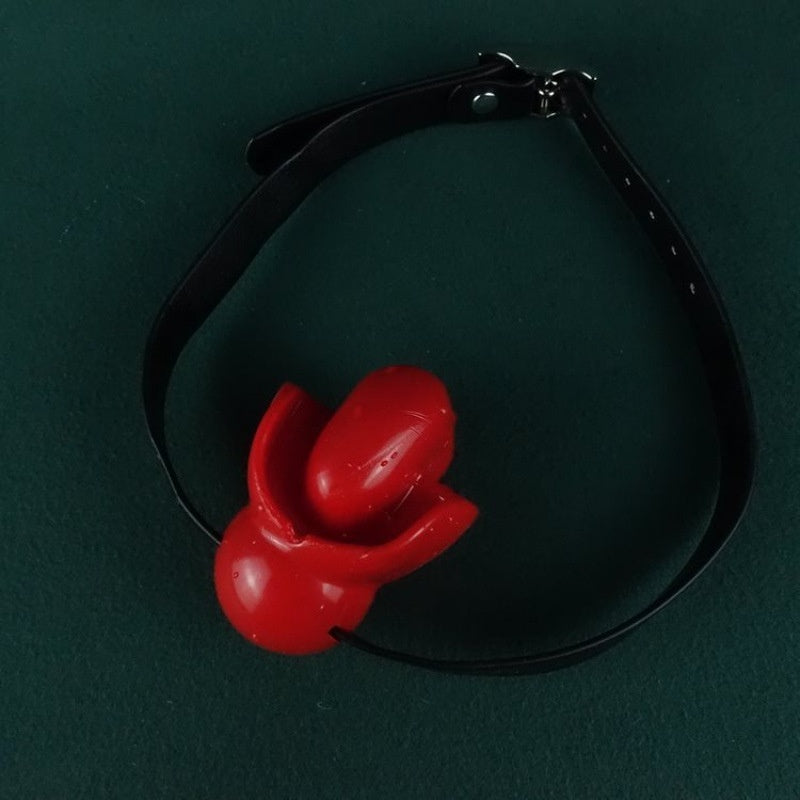 Couple's Sexy Forced Opening Tongue Depressor Tooth Socket Ball Gag Ball