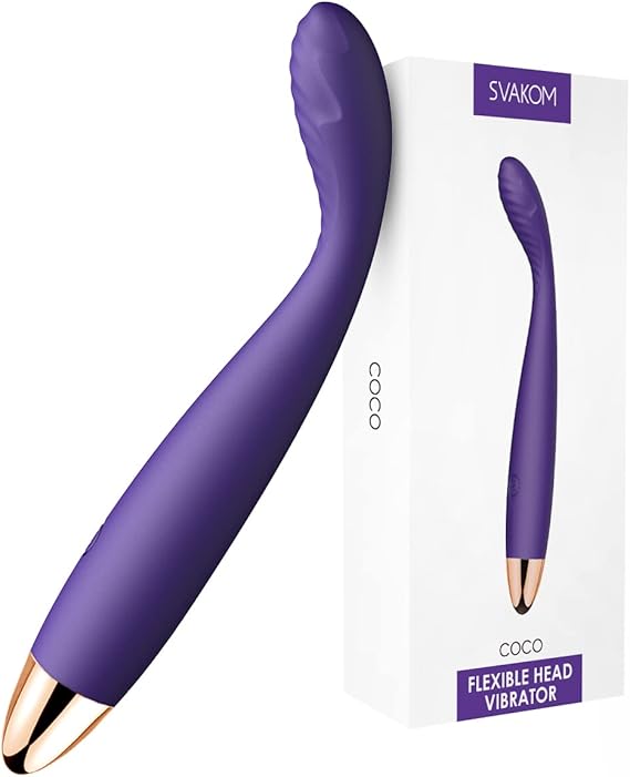 SVAKOM COCO G Spot Vibrator - 8 Seconds to Climax Finger Shaped Waterproof Vibes for Women