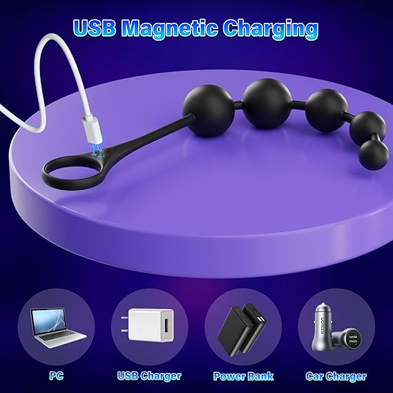 Remote Vibrating Anal Beads