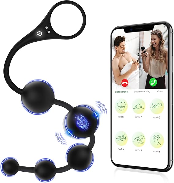 Remote Vibrating Anal Beads