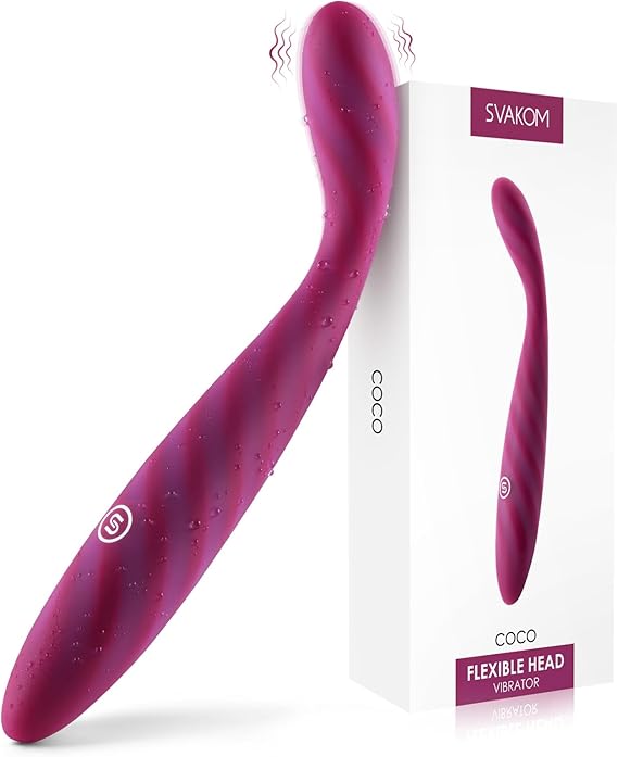 SVAKOM COCO G Spot Vibrator - 8 Seconds to Climax Finger Shaped Waterproof Vibes for Women