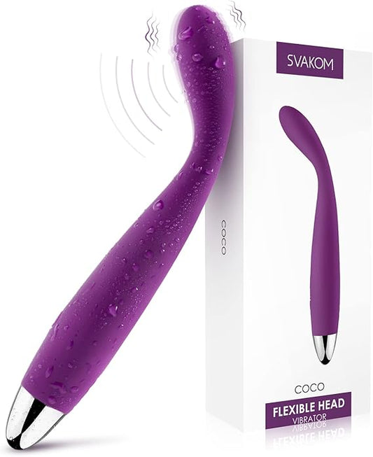 SVAKOM COCO G Spot Vibrator - 8 Seconds to Climax Finger Shaped Waterproof Vibes for Women