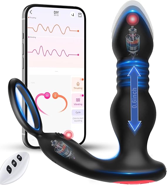 Prostate Massager with Remote
