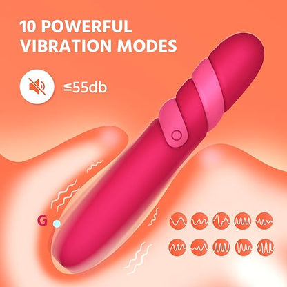Rechargeable Silicone G-Spot Dildo