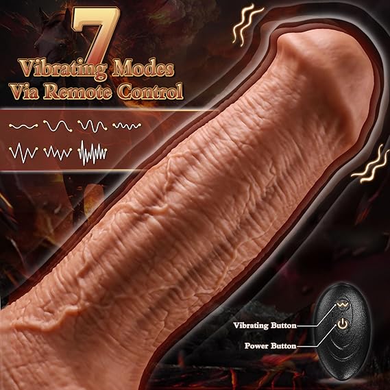Extra-Large Vibrating Dildo