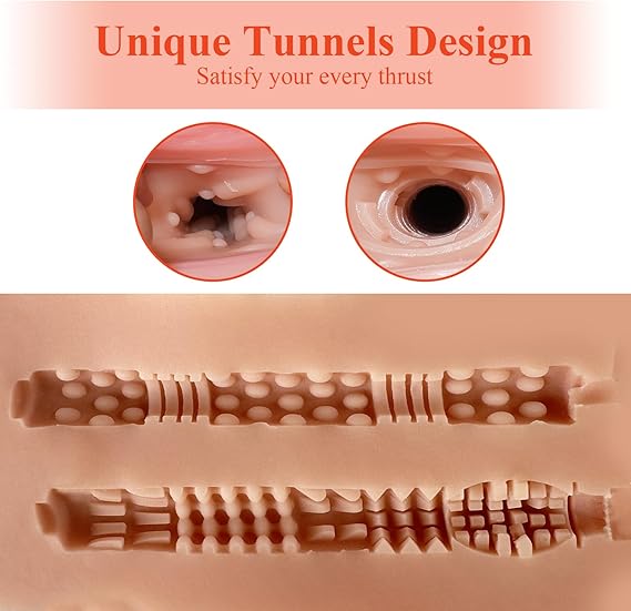 Compact Travel Sex Doll Torso with Dual Entry