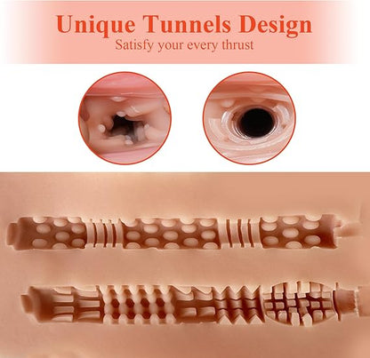 Compact Travel Sex Doll Torso with Dual Entry