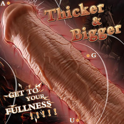 Extra-Large Vibrating Dildo