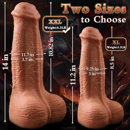 Extra-Large Vibrating Dildo