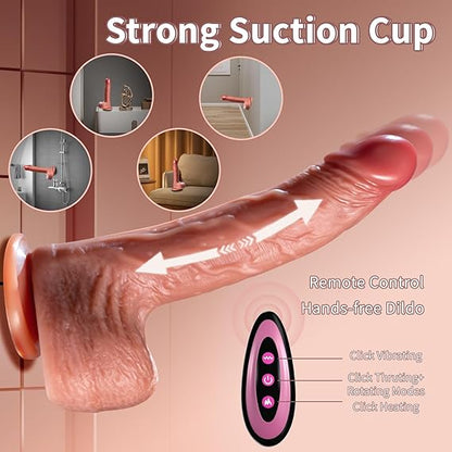 Remote Control Vibrating Dildo