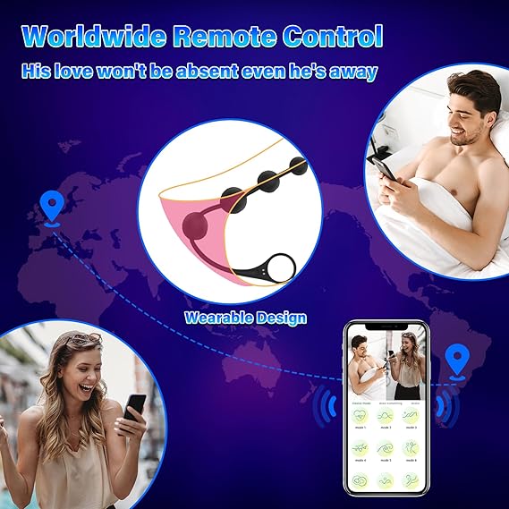 Remote Vibrating Anal Beads