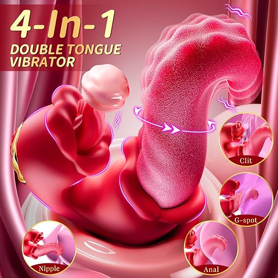 Flicking Tongue Clitoris Vibrator