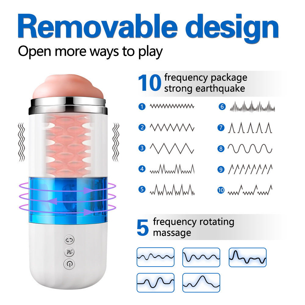 Automatic Rotating Vibration Exercise Stroking Cup For Men