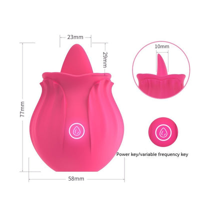 Rose Vibration Tongue Licking Female Supplies