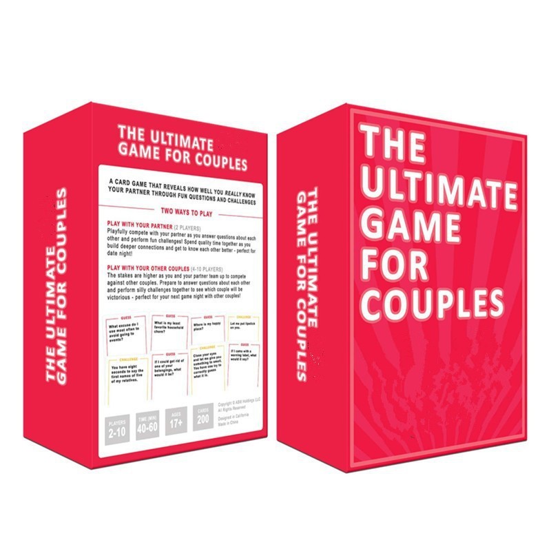 Married Couple Reconnects To The Game And Says Your Love's Language Card