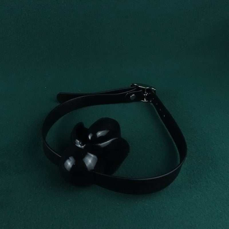 Couple's Sexy Forced Opening Tongue Depressor Tooth Socket Ball Gag Ball